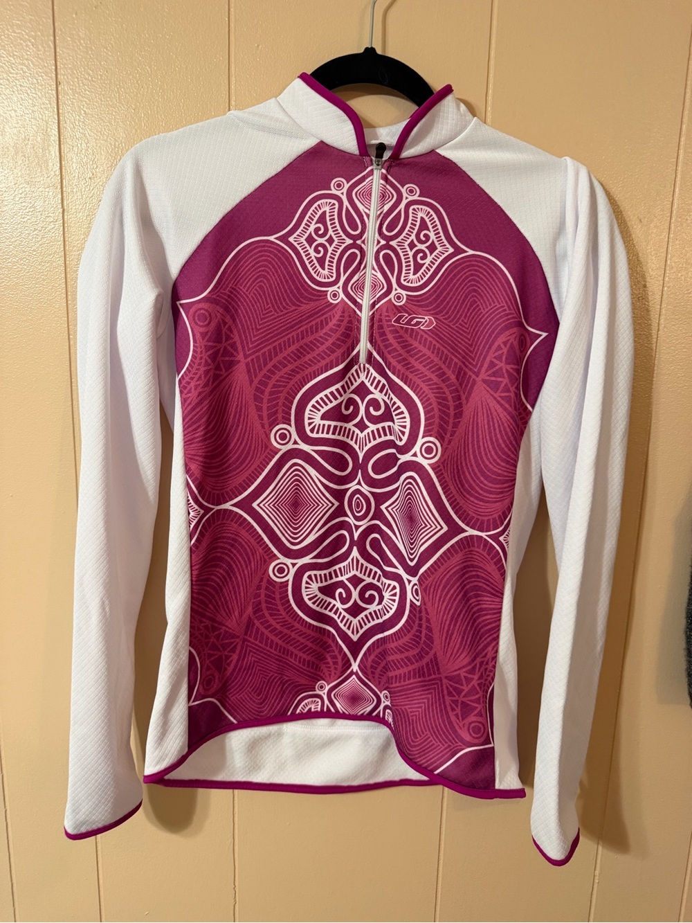 Louis Garneau long sleeve quarter zip pike cycling jersey